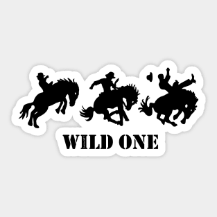 Wild One Sticker